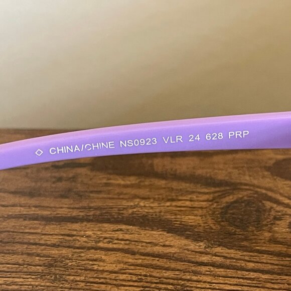 Foster Grant Purple Tortoise Shell Rectangular Eyeglass Frames Only 51-19-138 mm - Picture 3 of 8